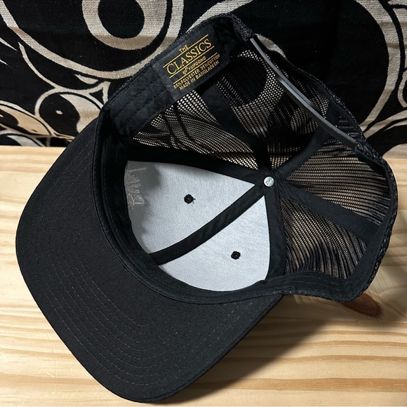 Run Everything Flag Nor Fail Limited Black Baseball Style Snap Back Hat - Picture 3 of 3